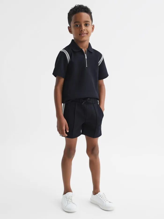Reiss Shorts Janeiro Stripe Detail Shorts Navy 8211 Children