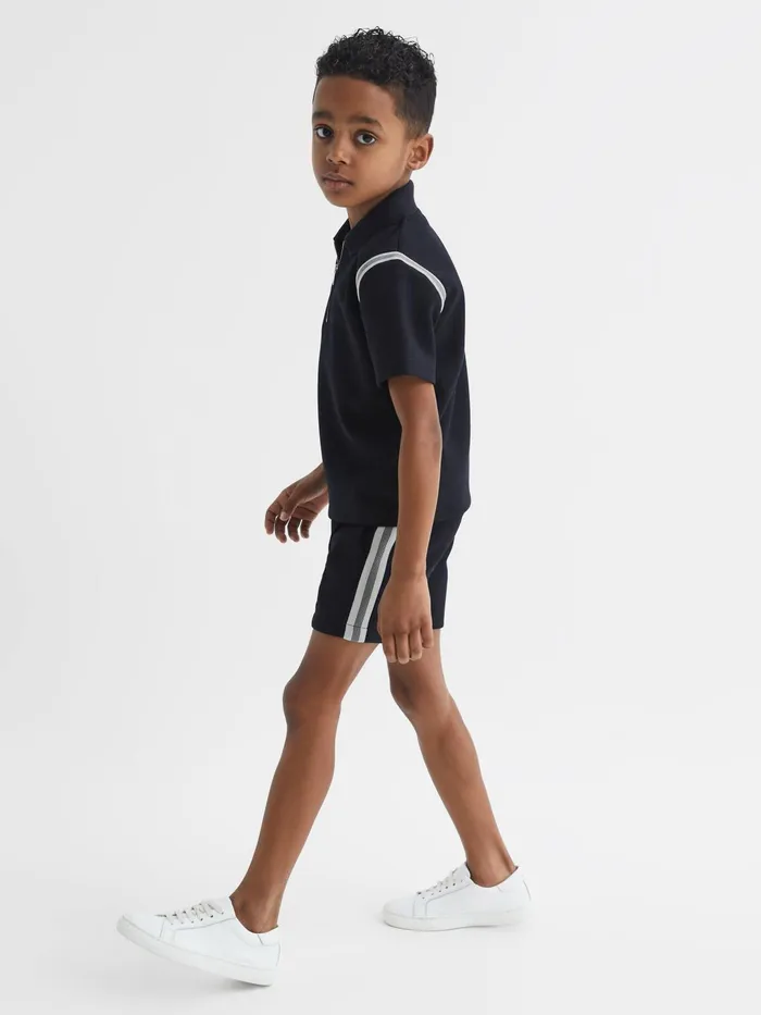 Reiss Shorts Janeiro Stripe Detail Shorts Navy 8211 Children