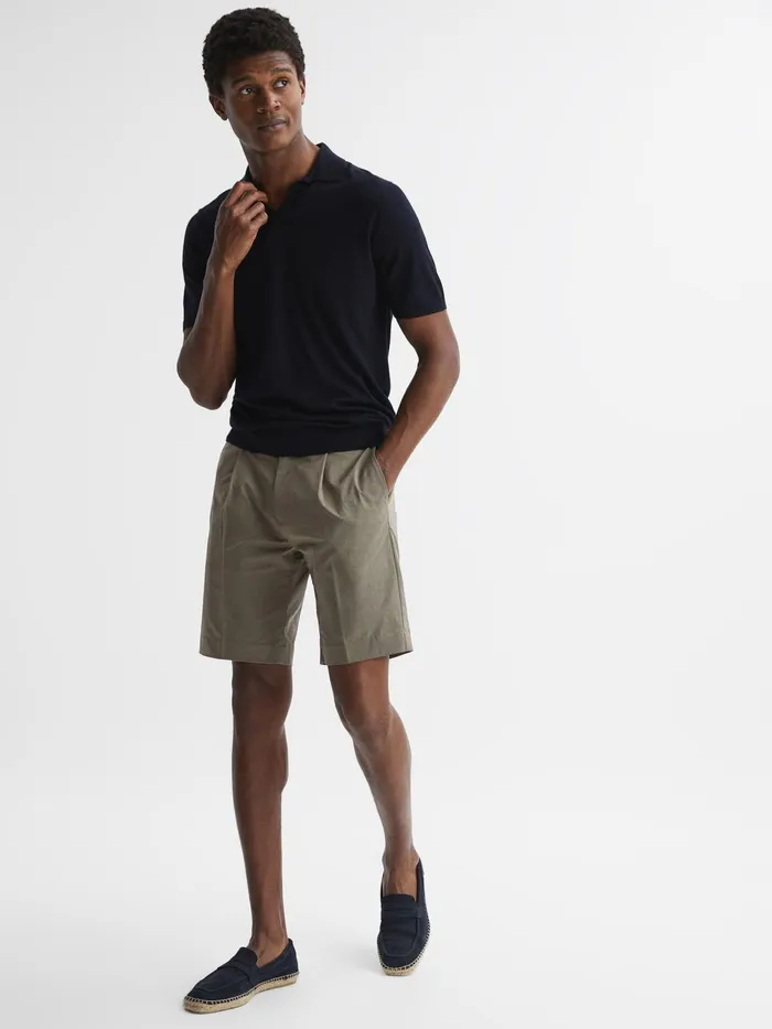 Reiss Shorts Shore Side Adjuster Shorts Khaki 8211 Men