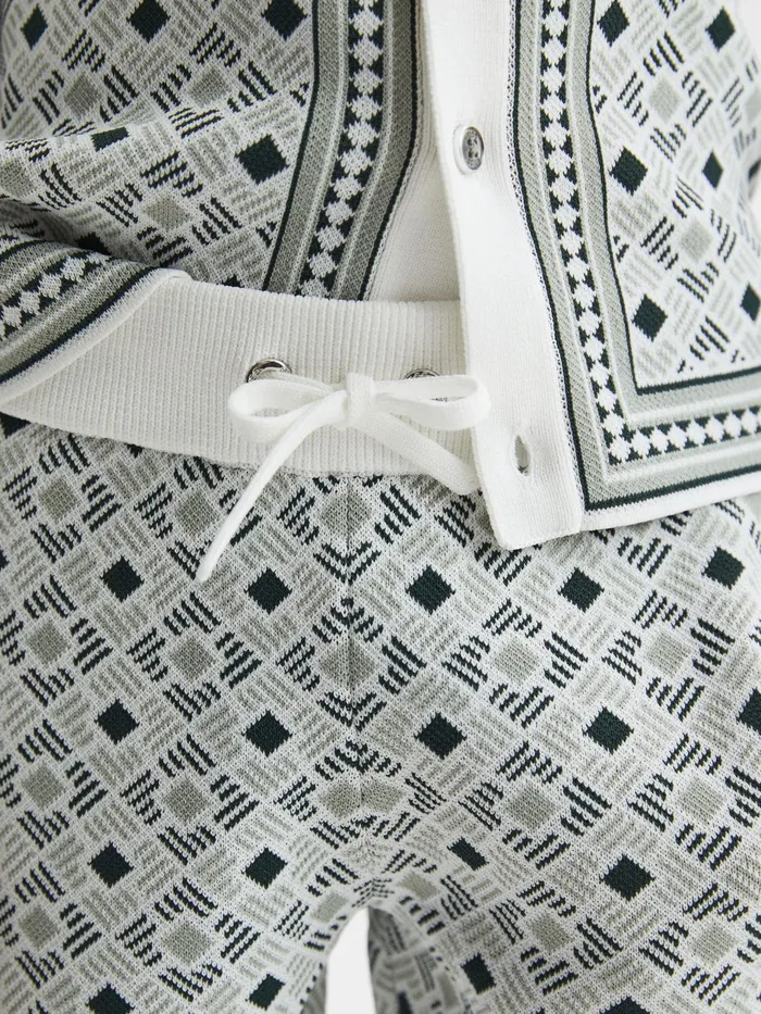 Reiss Shorts Teaser Abstract Printed Drawstring Shorts Sage 8211 Children