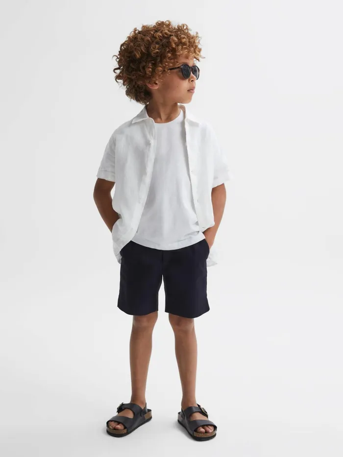 Reiss Shorts Wicket Casual Chino Shorts Airforce Blue 8211 Children