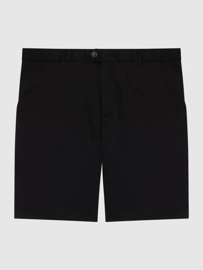 Reiss Shorts Wicket Modern Fit Chino Shorts Black 8211 Men