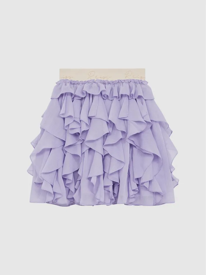 Reiss Skirts Lola Ruffle Tulle Skirt Lilac 8211 Children