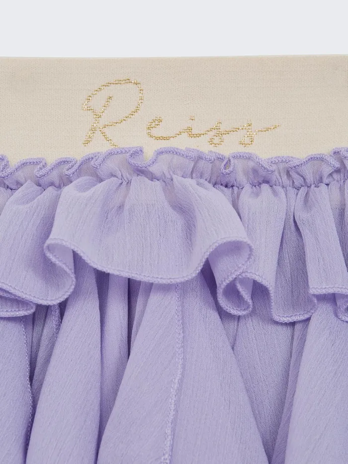 Reiss Skirts Lola Ruffle Tulle Skirt Lilac 8211 Children
