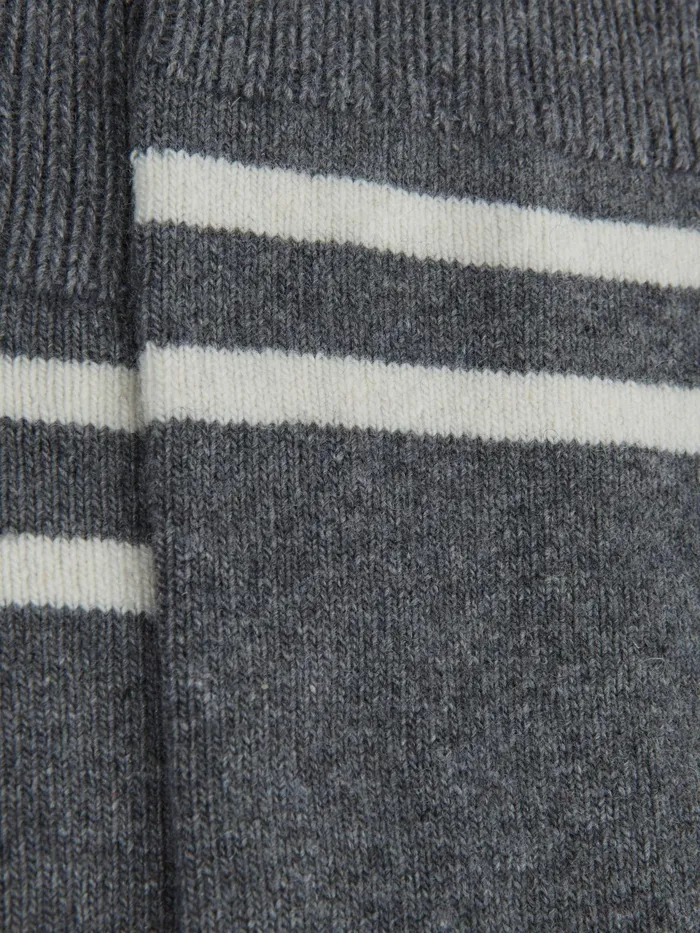 Reiss Socks and Underwear Alcott Sporty Wool Blend Socks Grey Melange 8211 Men