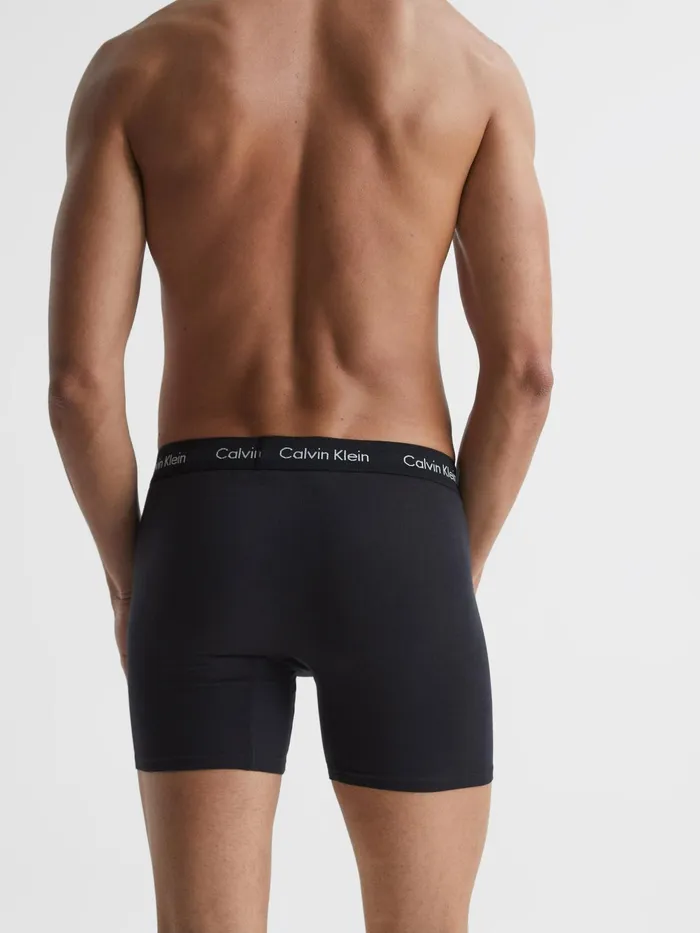 Reiss Socks and Underwear Calvin Klein Underwear 3 Pack Trunks Blue Multi 8211 Men