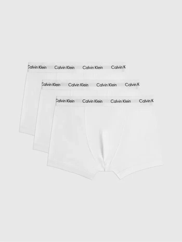 Reiss Socks and Underwear Calvin Klein Underwear 3 Pack Trunks White 8211 Men