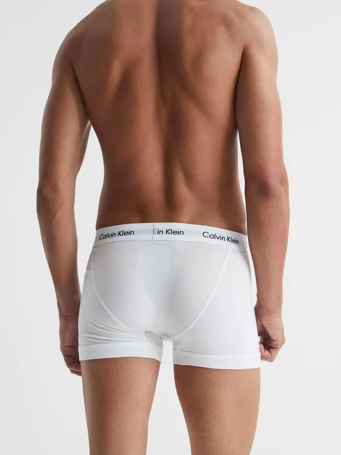 Reiss Socks and Underwear Calvin Klein Underwear 3 Pack Trunks White 8211 Men