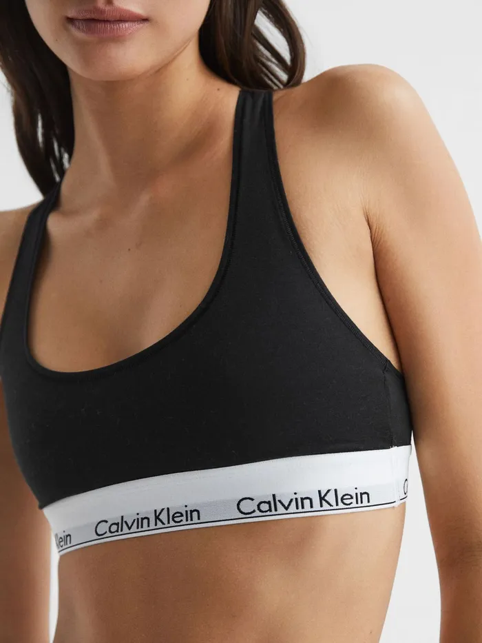 Reiss Socks and Underwear Calvin Klein Underwear Bralette Black 8211 Women