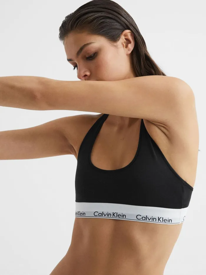 Reiss Socks and Underwear Calvin Klein Underwear Bralette Black 8211 Women