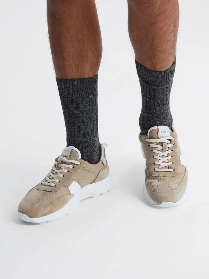 Reiss Socks and Underwear Coen Speckled Hiking Socks Charcoal 8211 Men