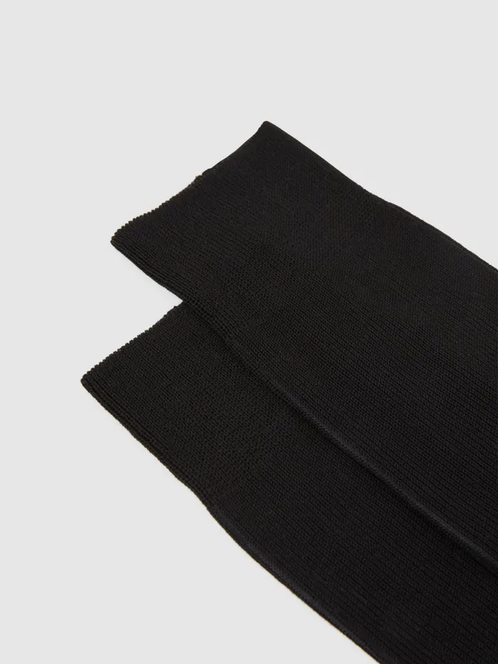 Reiss Socks and Underwear Cory Two Tone Cotton Socks Black 8211 Men