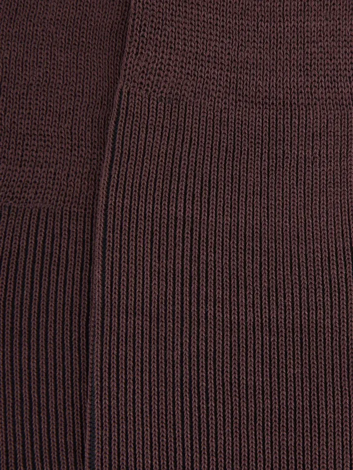 Reiss Socks and Underwear Cory Two Tone Cotton Socks Bordeaux 8211 Men