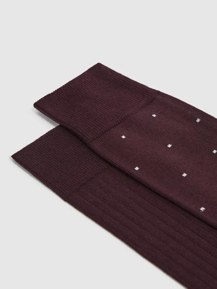Reiss Socks and Underwear Graham 2 Pack 2 Pack Of Socks Bordeaux 8211 Men