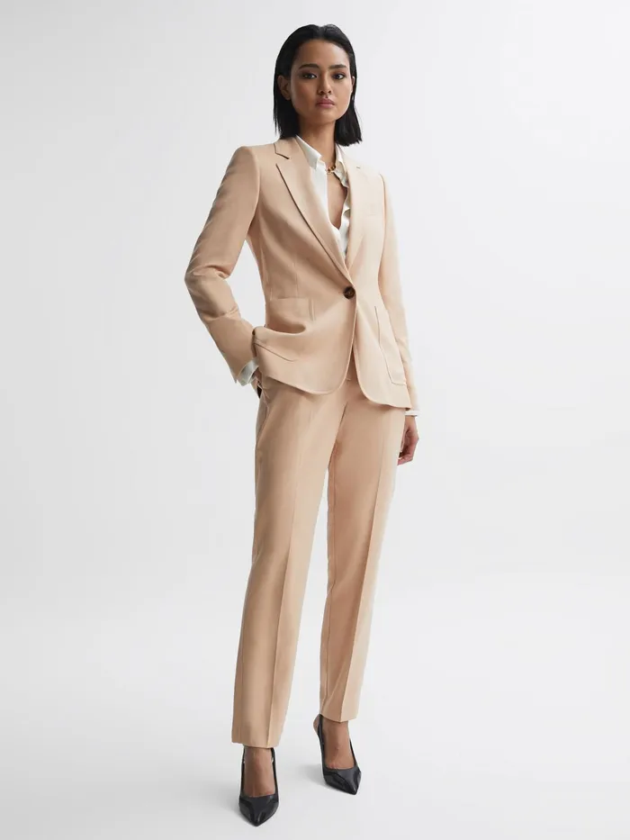 Reiss Suits and Tailoring Ember Tailored Single Breasted Blazer Camel 8211 Women Reiss Suits and Tailoring Ember Tailored Single Breasted Blazer Camel 8211 Women