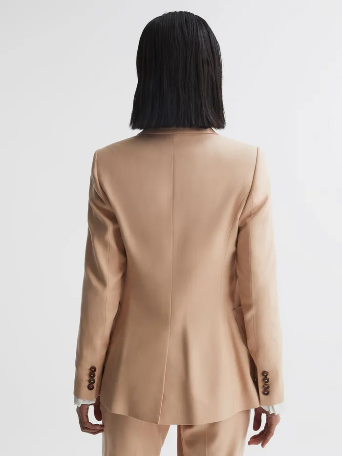 Reiss Suits and Tailoring Ember Tailored Single Breasted Blazer Camel 8211 Women