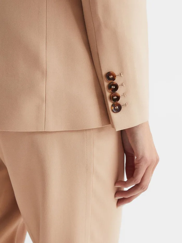 Reiss Suits and Tailoring Ember Tailored Single Breasted Blazer Camel 8211 Women