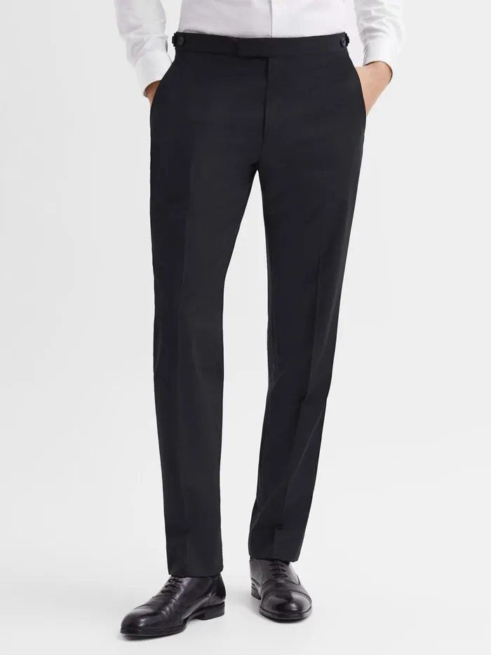 Reiss Suits and Tailoring Hope Modern Fit Travel Trousers Black 8211 Men
