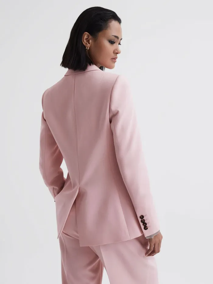 Reiss Suits and Tailoring Marina Single Breasted Blazer Pink 8211 Women
