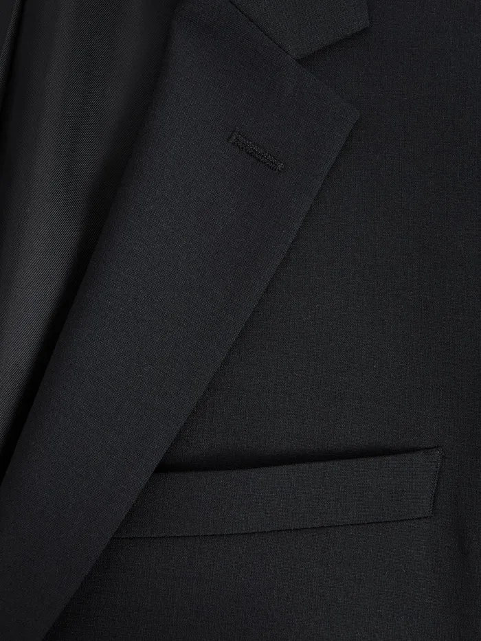 Reiss Suits and Tailoring Pray Slim Fit Single Breasted Wool Blazer Black 8211 Men