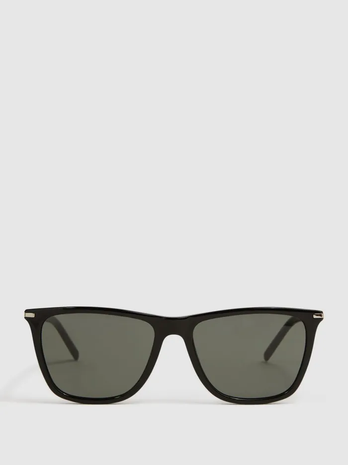 Reiss Sunglasses Blake Paige Square Acetate Frame Sunglasses Black 8211 Men