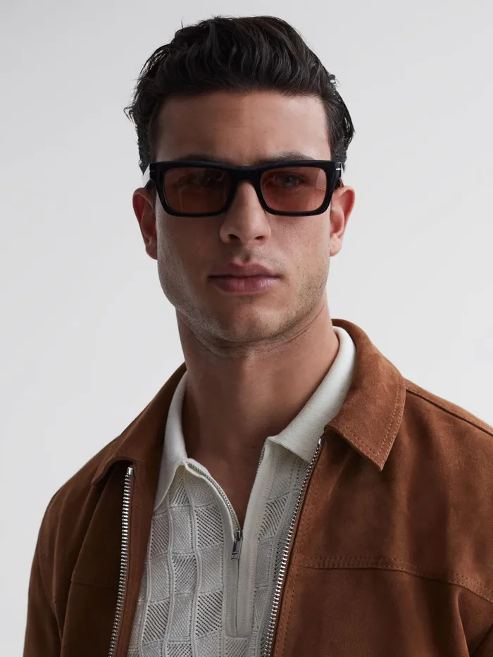 Reiss Sunglasses David Beckham Eyewear By David Beckham Rectangular Sunglasses Black 8211 Men