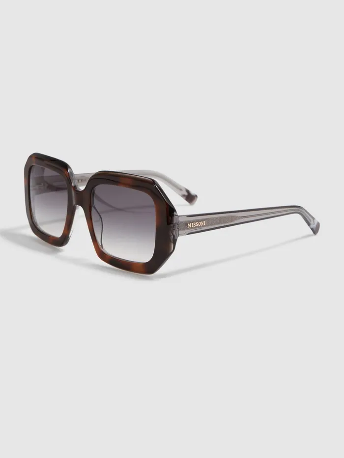 Reiss Sunglasses Missoni Eyewear Angular Tortoiseshell Sunglasses Tortoise 8211 Women