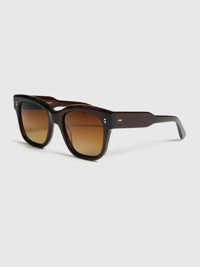 Reiss Sunglasses Seven Chimi Large Frame Acetate Sunglasses Brown 8211 Women
