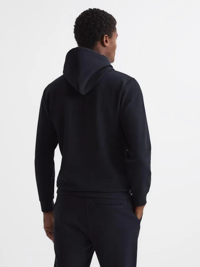 Reiss Sweats and Hoodies Fabien R Loungewear Hoodie Navy 8211 Men