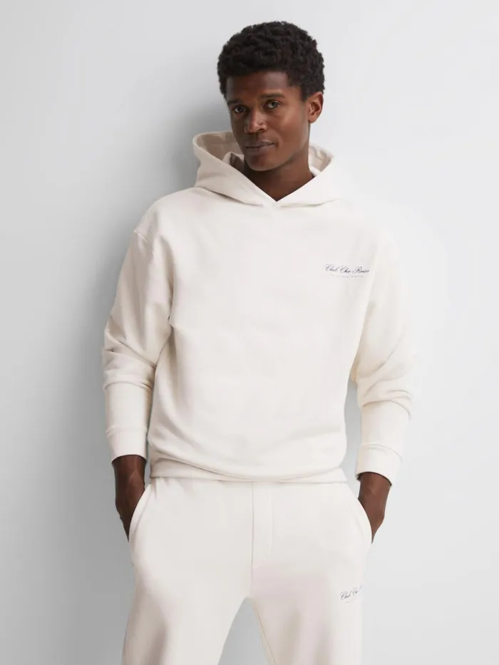 Reiss Sweats and Hoodies Pool Reiss Ch Motif Cotton Hoodie Off White 8211 Men Reiss Sweats and Hoodies Pool Reiss Ch Motif Cotton Hoodie Off White 8211 Men