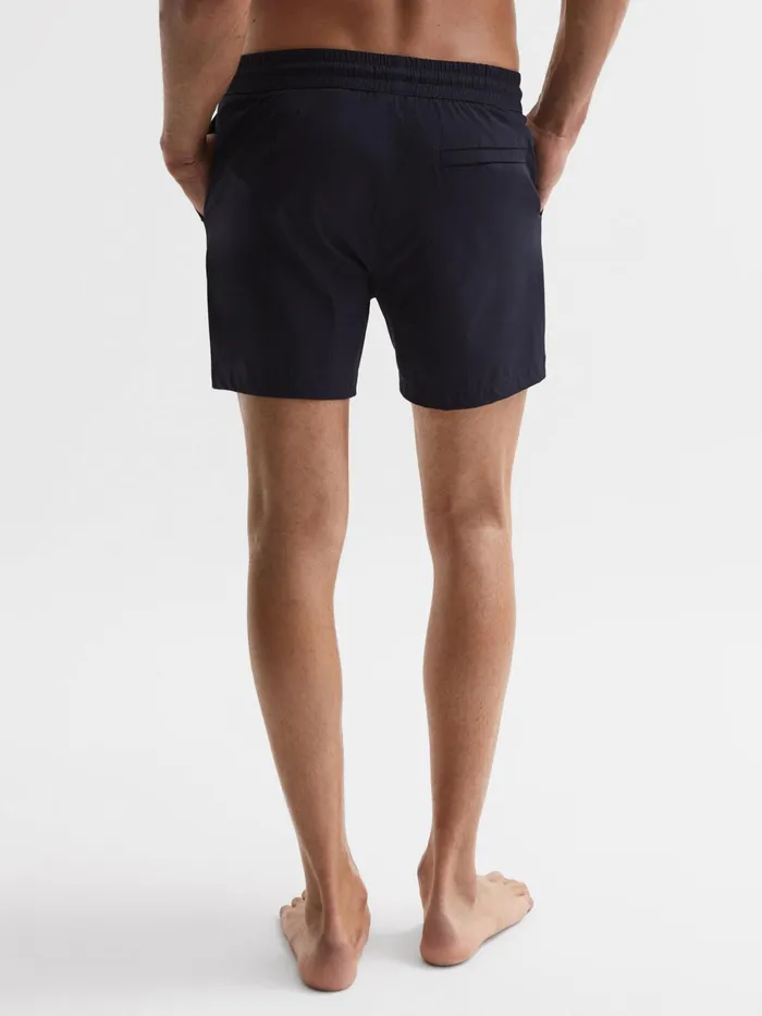 Reiss Swimwear Beach Plain Drawstring Swim Shorts Navy 8211 Men