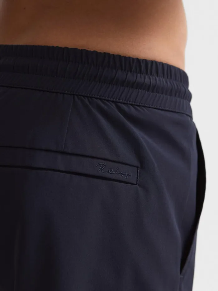 Reiss Swimwear Beach Plain Drawstring Swim Shorts Navy 8211 Men