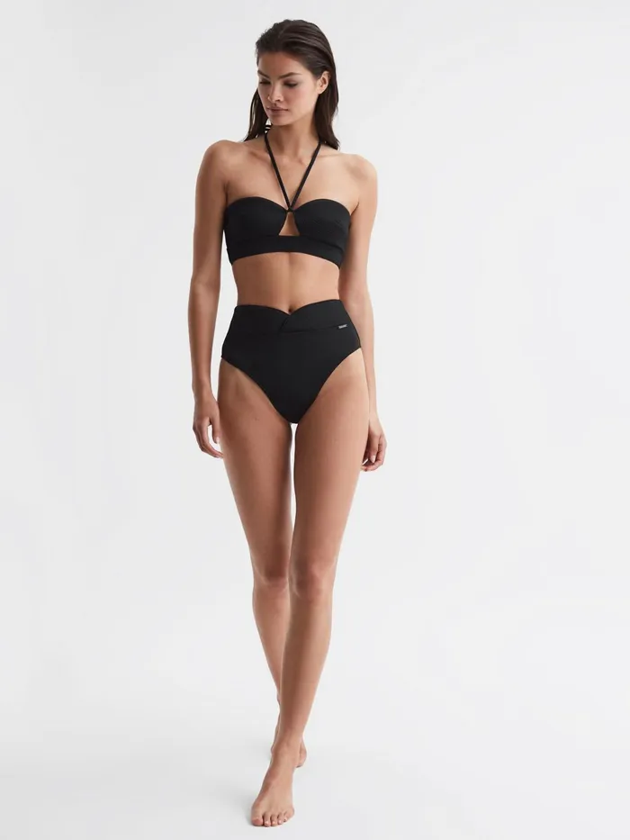 Reiss Swimwear Calvin Klein Underwear Halterneck Bikini Top Black 8211 Women
