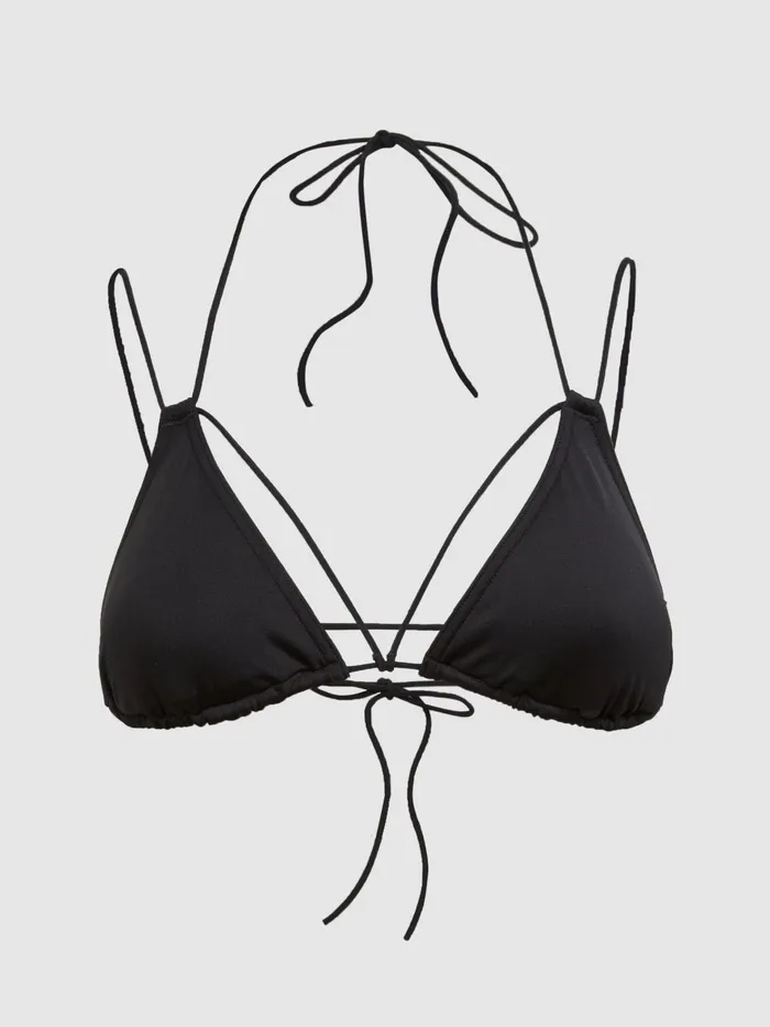 Reiss Swimwear Calvin Klein Underwear Triangle Bikini Top Black 8211 Women