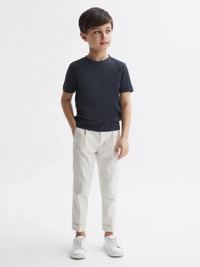 Reiss TShirts Bless Crew Neck TShirt Airforce Blue 8211 Children