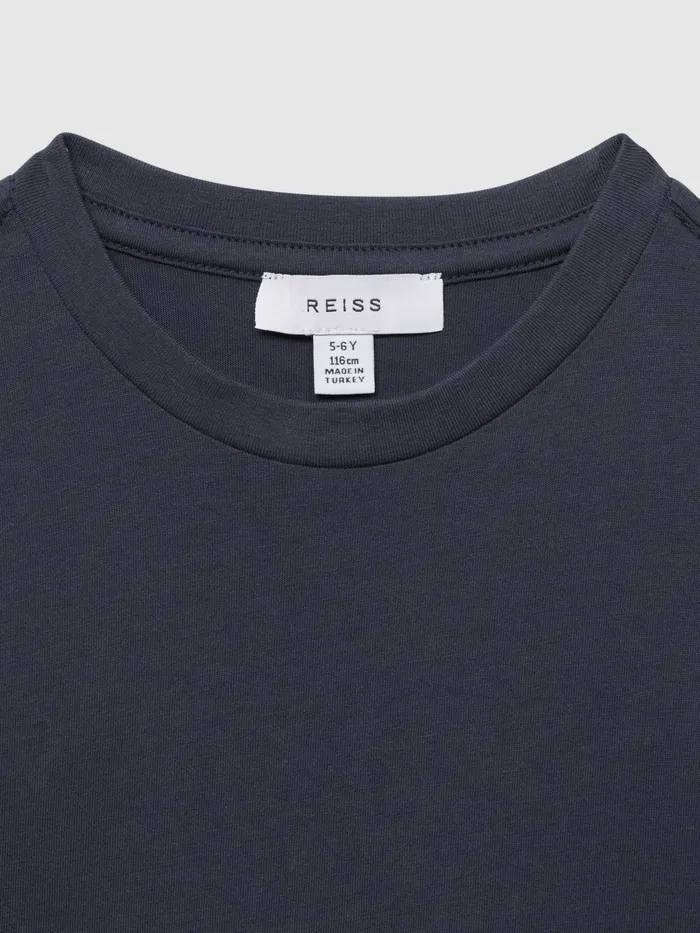 Reiss TShirts Bless Crew Neck TShirt Airforce Blue 8211 Children