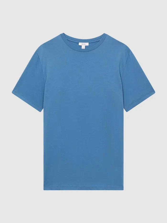 Reiss TShirts Bless Crew Neck TShirt Marine Blue 8211 Men