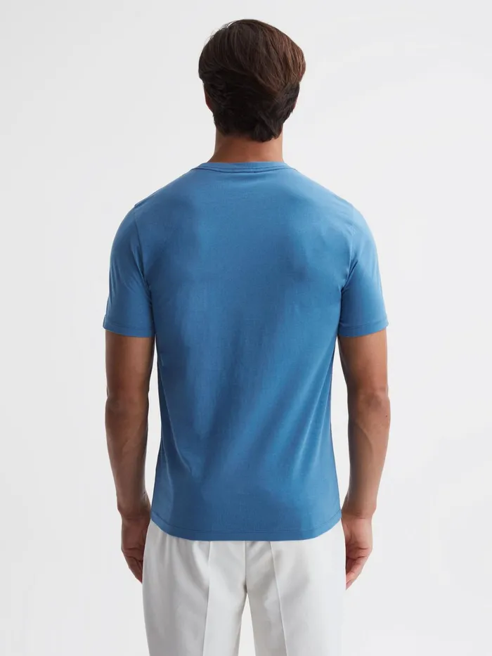 Reiss TShirts Bless Crew Neck TShirt Marine Blue 8211 Men
