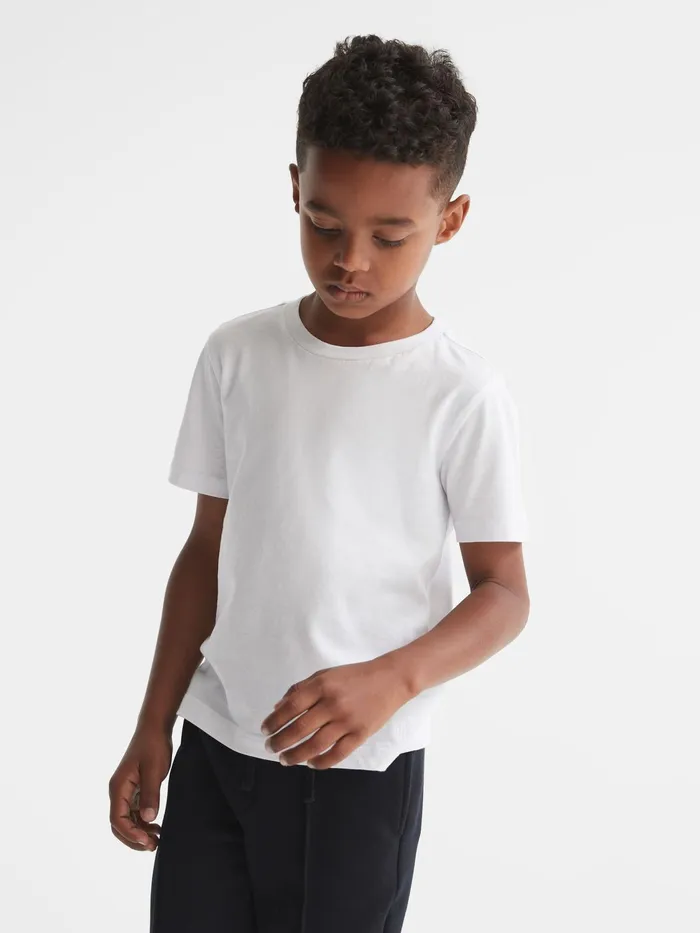 Reiss TShirts Bless Crew Neck TShirt White 8211 Children