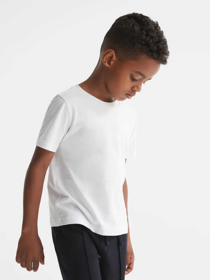 Reiss TShirts Bless Crew Neck TShirt White 8211 Children