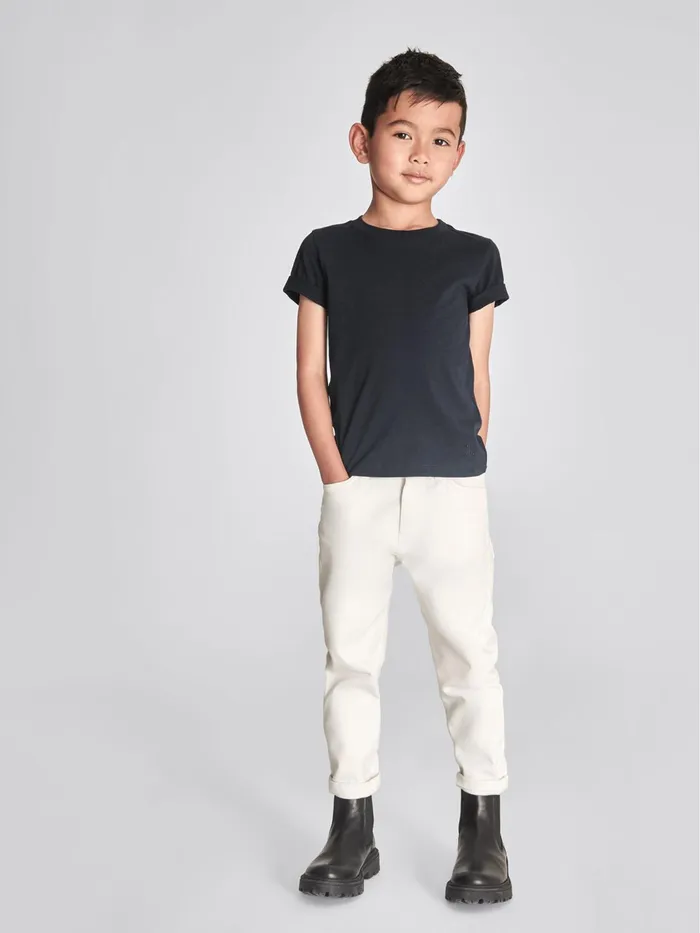 Reiss TShirts Bless Junior Crew Neck Cotton TShirt Navy 8211 Children