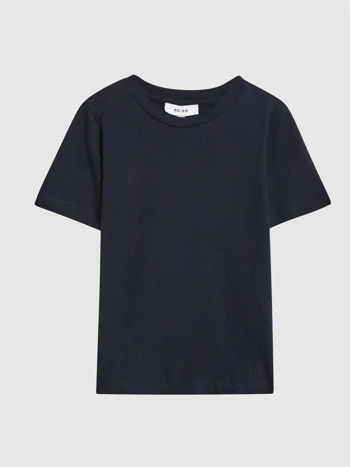 Reiss TShirts Bless Junior Crew Neck Cotton TShirt Navy 8211 Children
