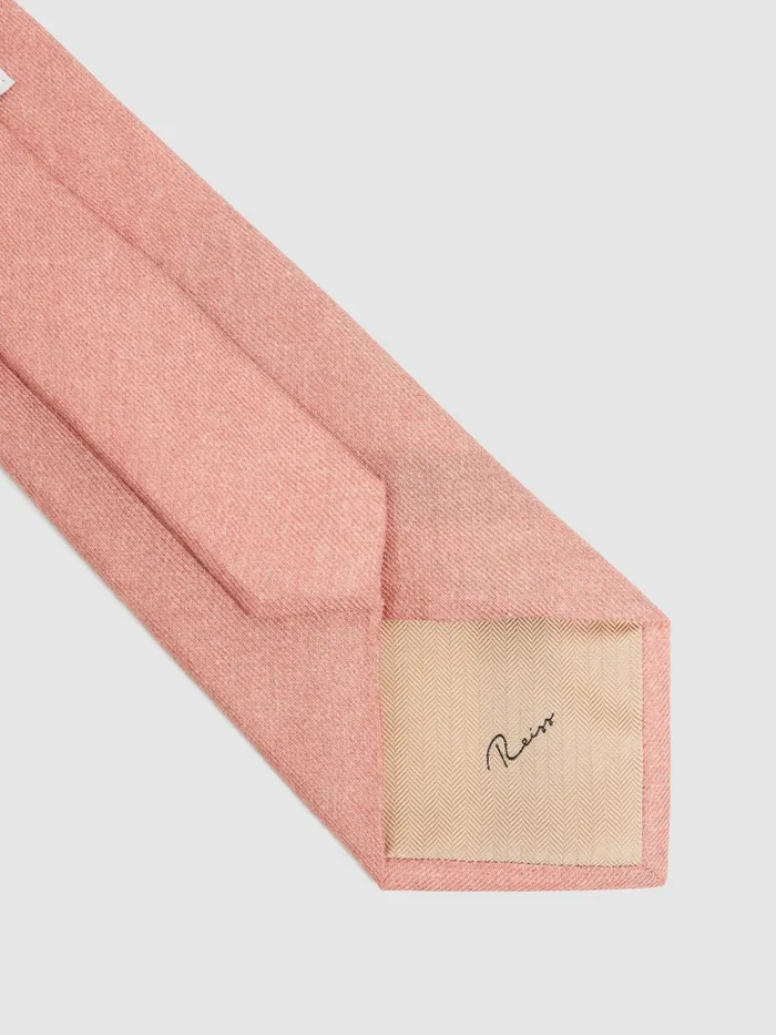 Reiss Ties and Pocket Squares Saturn WoolSilk Blend Tie Airforce Blue 8211 Men