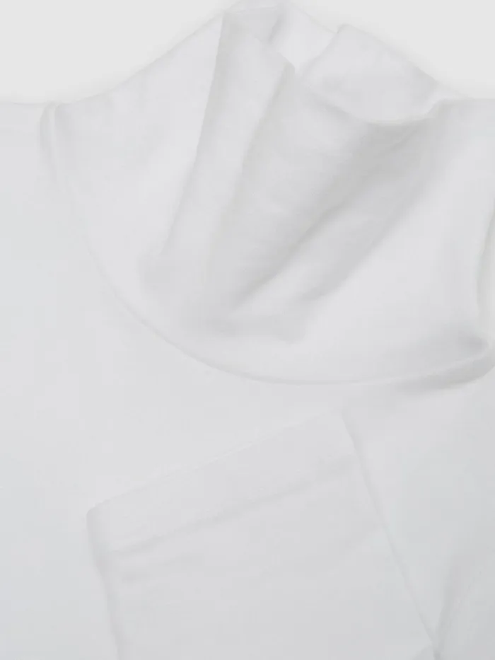 Reiss Tops and Tshirts Carey Roll Neck Long Sleeve Top Ivory 8211 Children