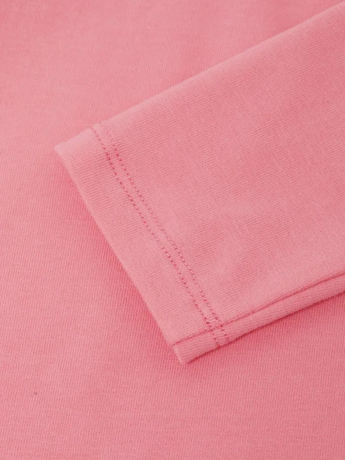 Reiss Tops and Tshirts Mai Long Sleeve Crew Neck TShirt Pink 8211 Children