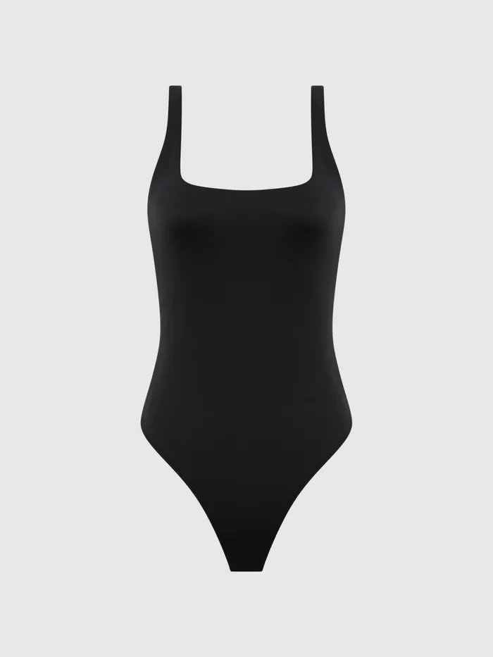 Reiss Tops Good American Square Neck Bodysuit Black 8211 Women
