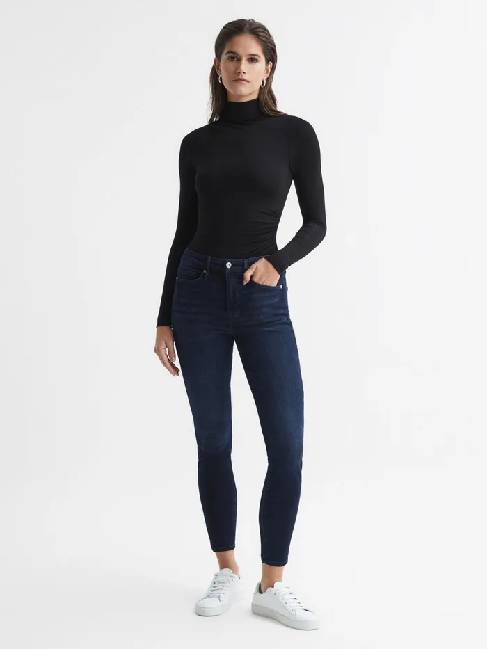 Reiss Tops Good American Turtleneck Bodysuit Black 8211 Women