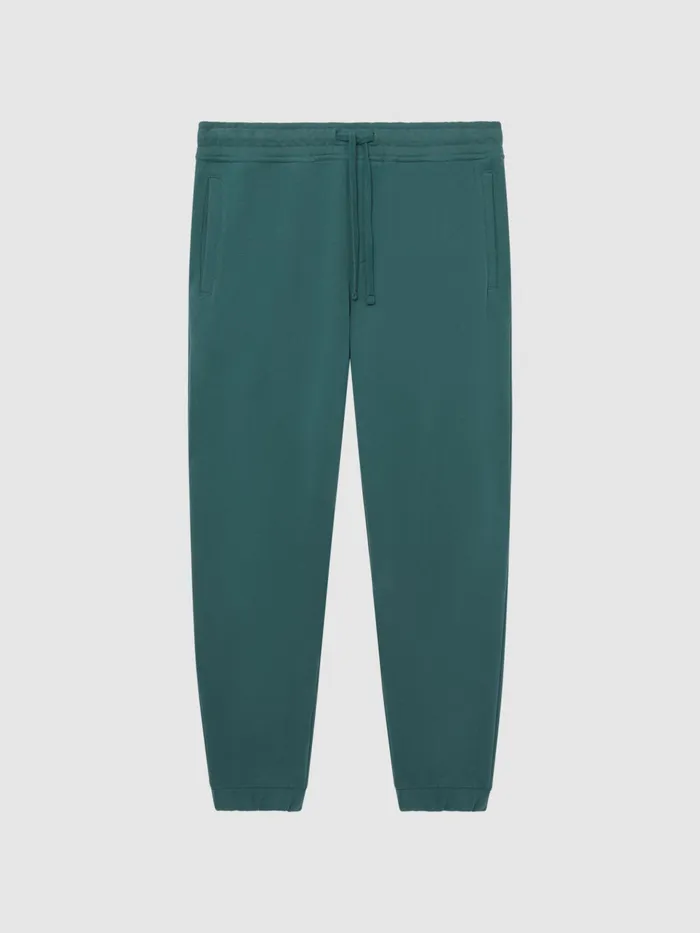 Reiss Trousers Ali Garment Dye Joggers Midnight Green 8211 Men