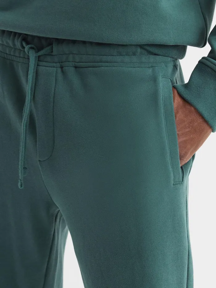 Reiss Trousers Ali Garment Dye Joggers Midnight Green 8211 Men