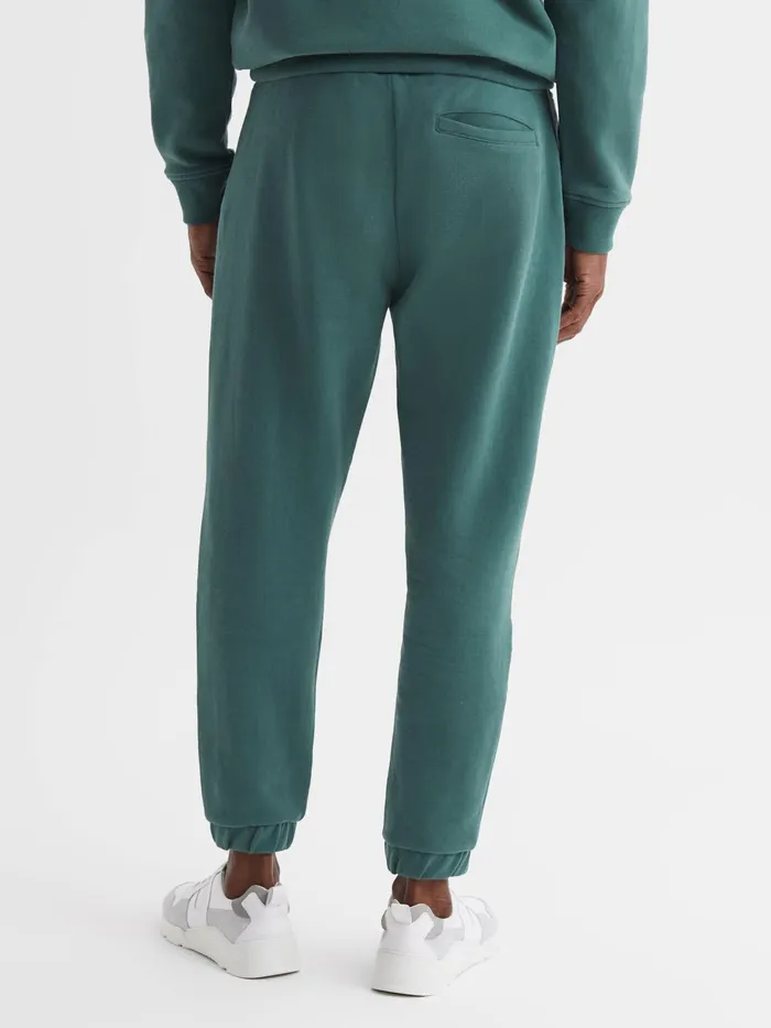 Reiss Trousers Ali Garment Dye Joggers Midnight Green 8211 Men
